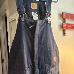 Navy Blue Overalls with Pockets